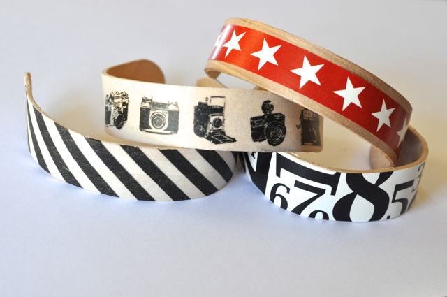 washi tape bracelets