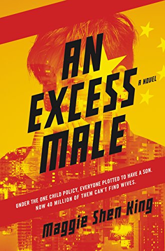 book cover for an excess male by maggie shen king