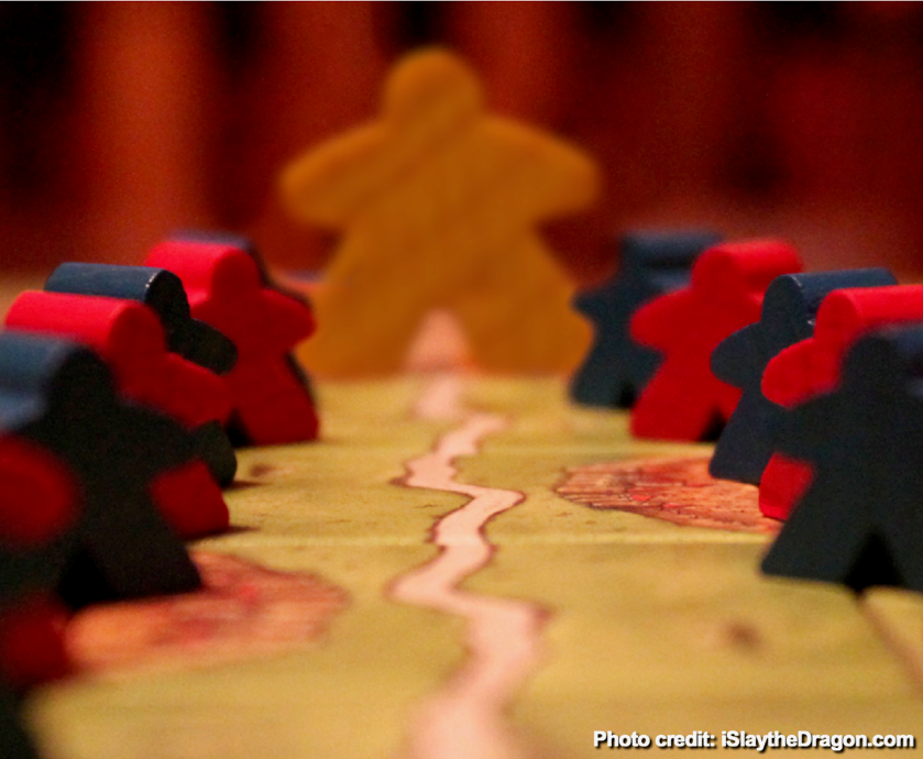 close up image of board game