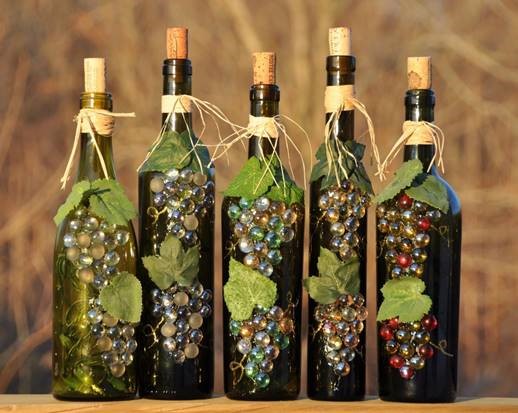 Wine Bottle Art