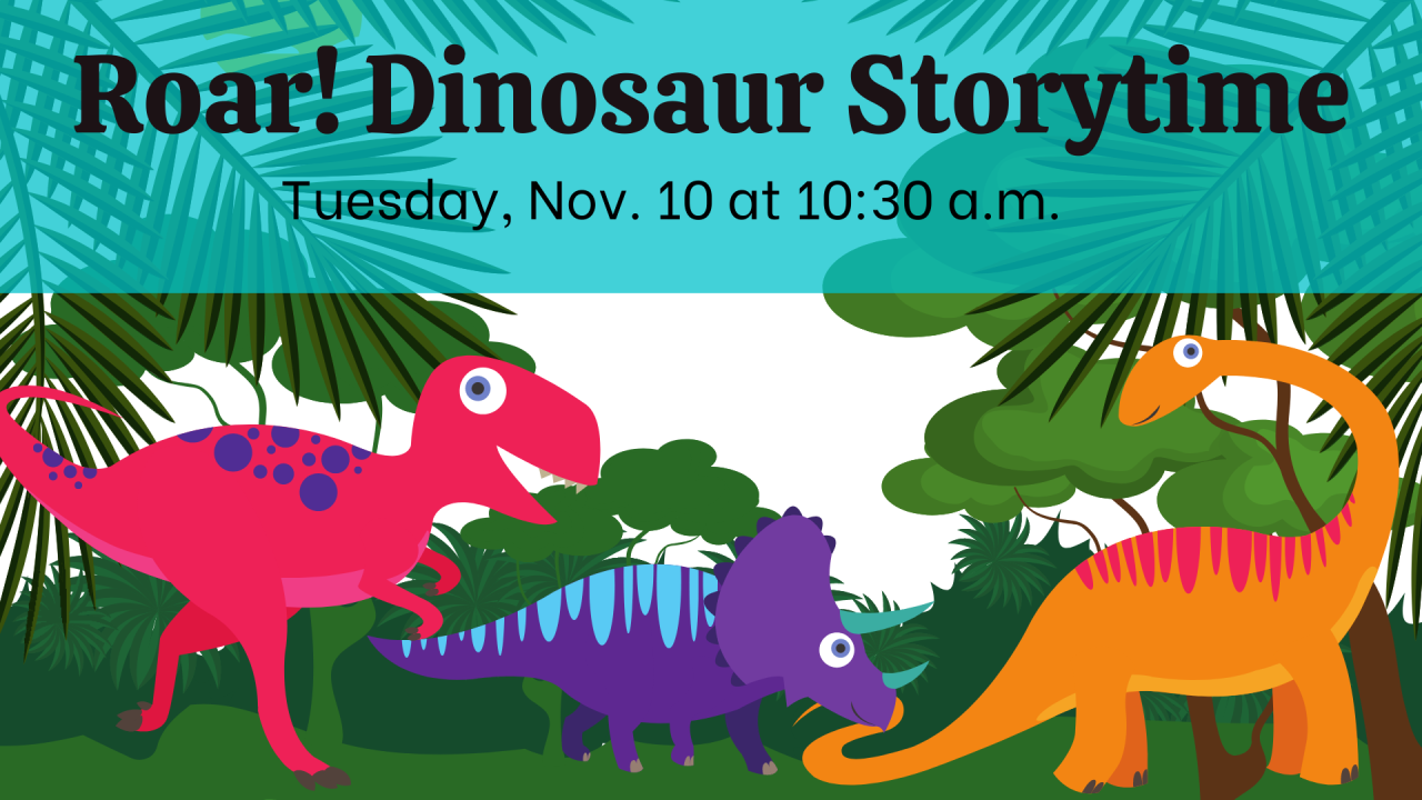 Roar Dinosaur Storytime