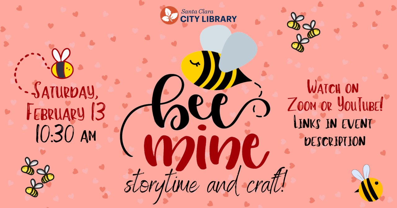 Bee Mine Storytime and Craft