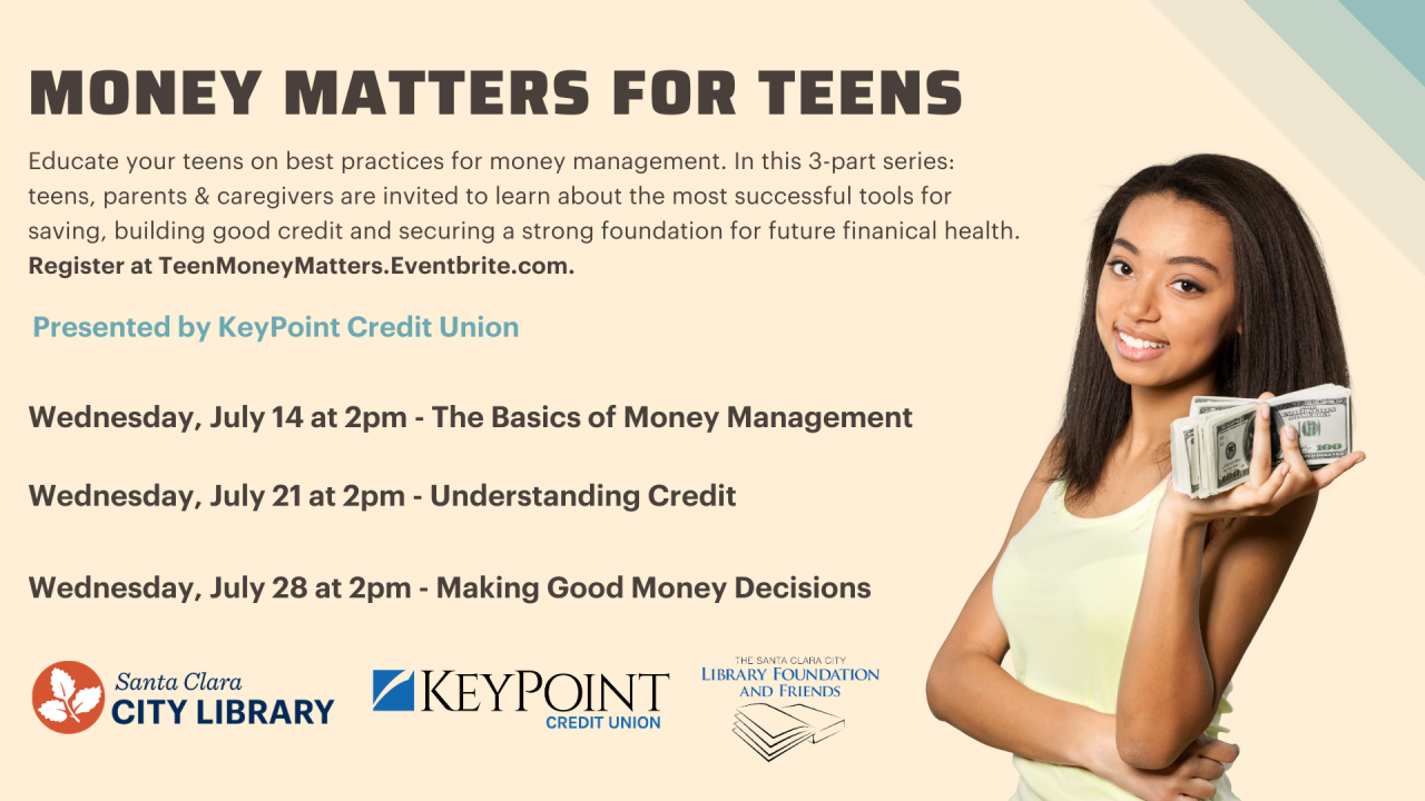 Teens Learn Money Manage Basic