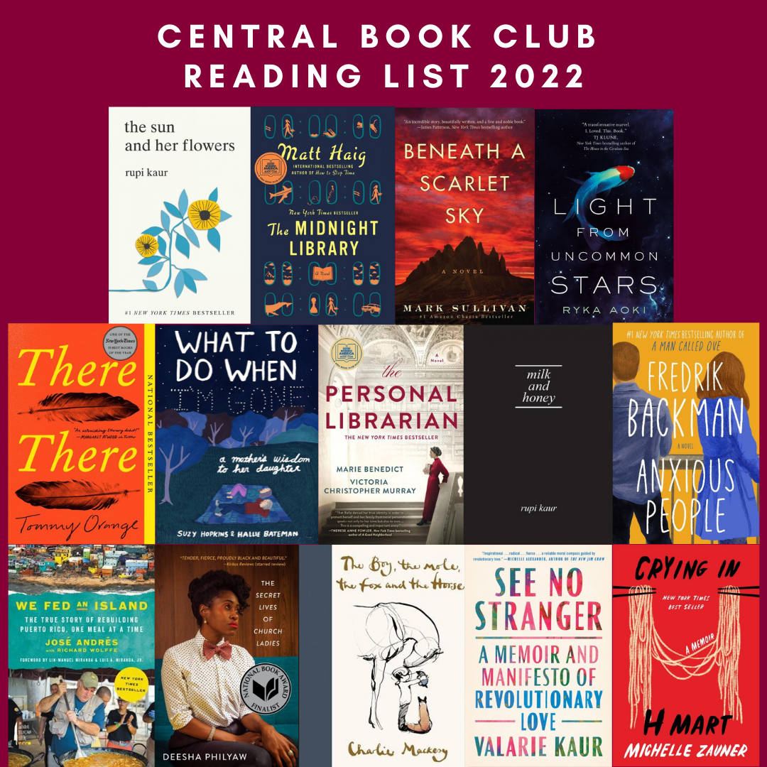 Central Book Club Reading List