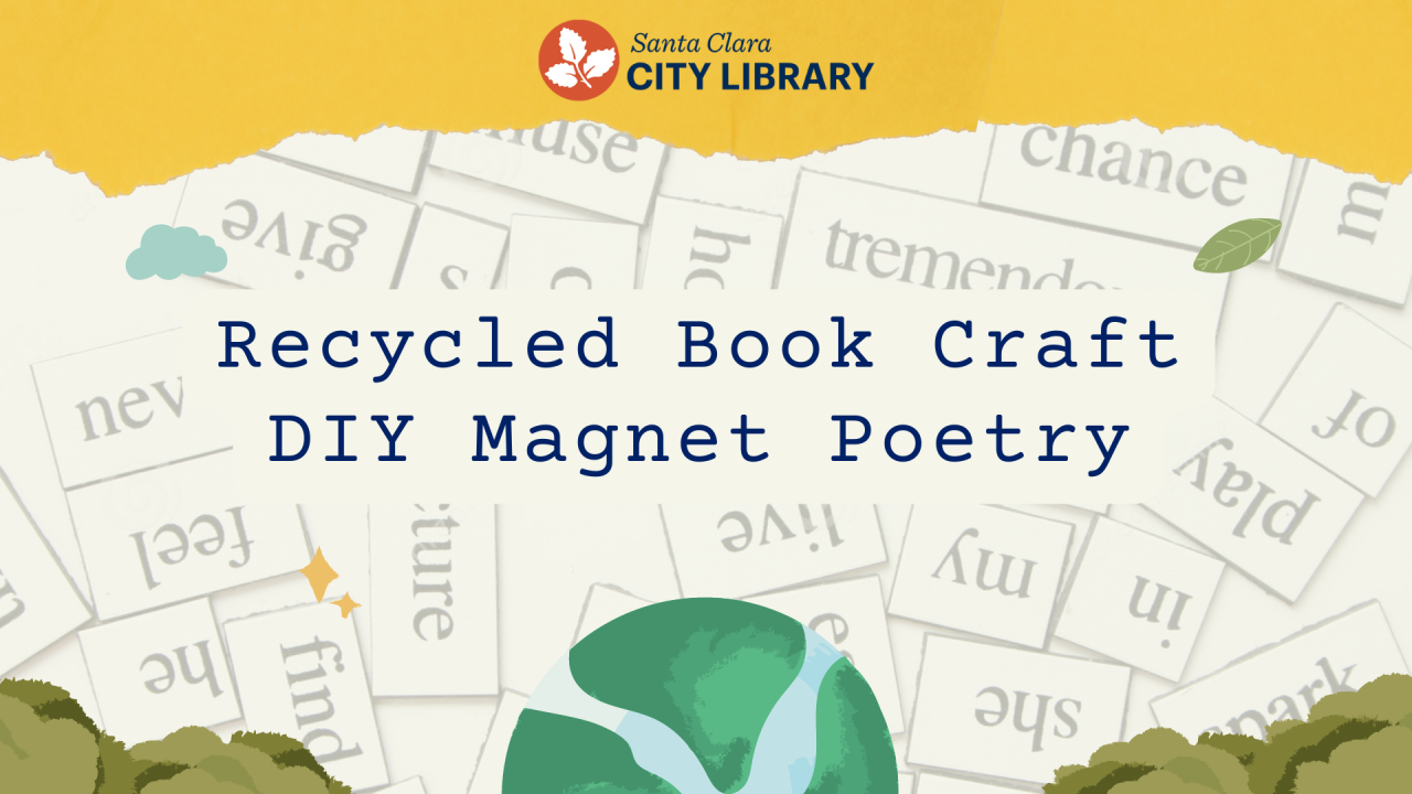 Recycled Book Craft Diy Magnet Poetry (1)