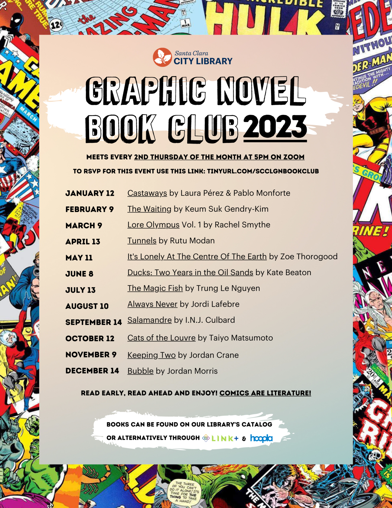 Adult graphic novel book club