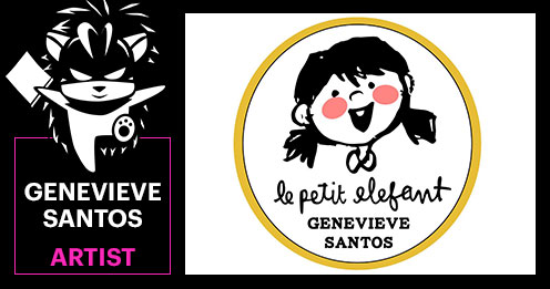 Genevieve Santos Artist, Le Petit Elefant