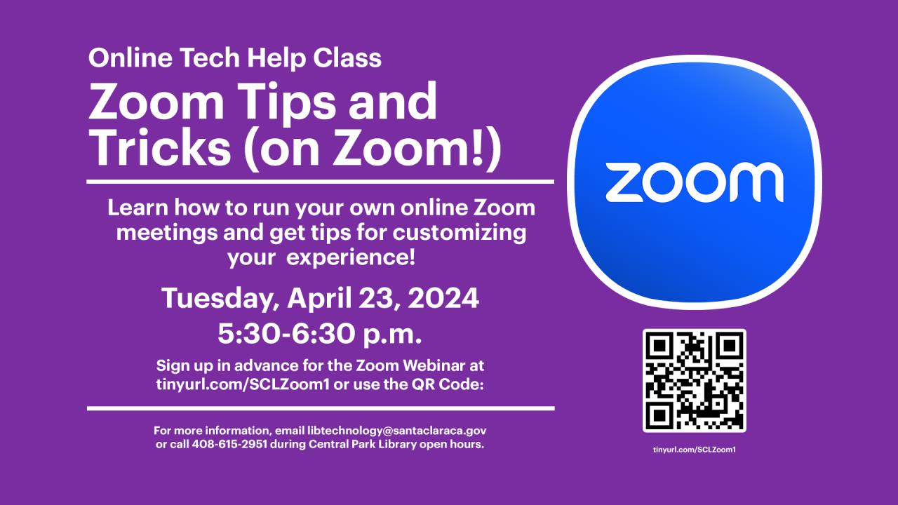 Zoom Tips and Tricks 4-23