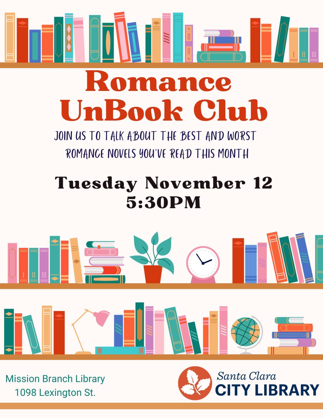 November 2024 Romance Un-Book Club